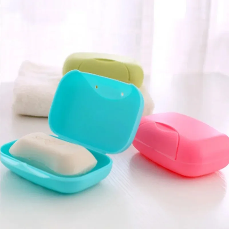 

1PC New Creative Travel Soap Case - Leak-Proof with Locking Lid & Secure Latch