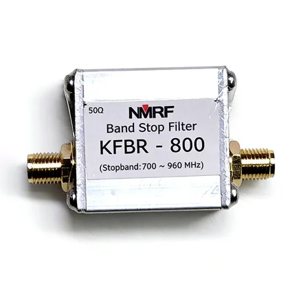 KFBR-800 Band-Reject/Notch Filter 700-960MHz Removes GSM/CDMA Interference Low Insertion Loss