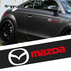 2PCS Car Vinyl Reflective Sticker Rearview Mirror Body Door Decoration Decal For Mazda 2 3 5 Axela CX-5 CX-3 Atenza Demio RX7 MS