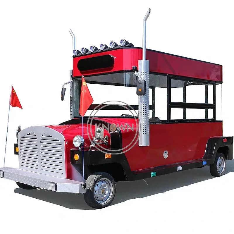 

2023 Best Quality special shape Food and Beverages Kiosk Vending Food Trailers Push Food Cart for sale
