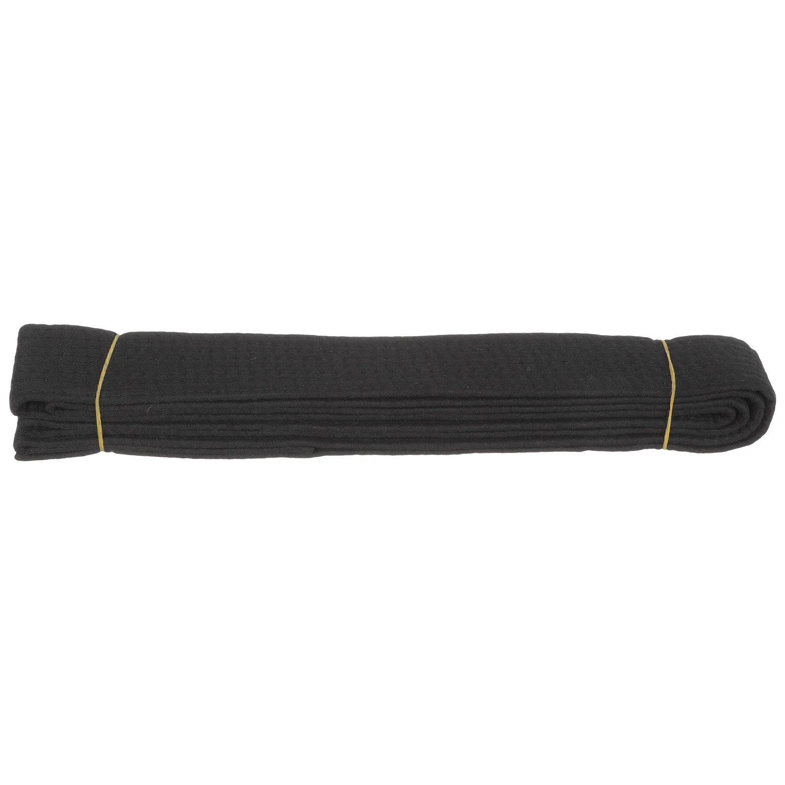

1pc Taekwondo Karate Belt Grading Ranking Stretchy Cotton Martial Training 280cm Black Waist For Men Women Judo Practice