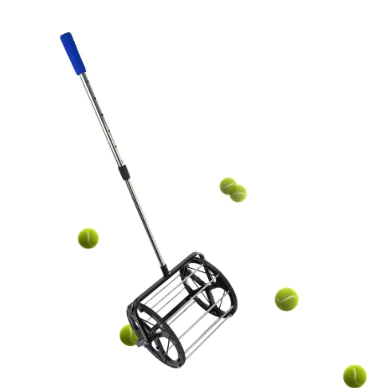 

Large Capacity Tennis Ball Picker Lightweight Tennis Ball Collector Adjustable Balls Picking Device Portable Sports Accessories