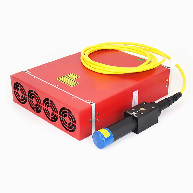 JPT M7 MOPA 60W Fiber Laser Source With 24V Power Supply and SINO SG7110 Galvo Head for Fiber Laser Marking Engrave Machine