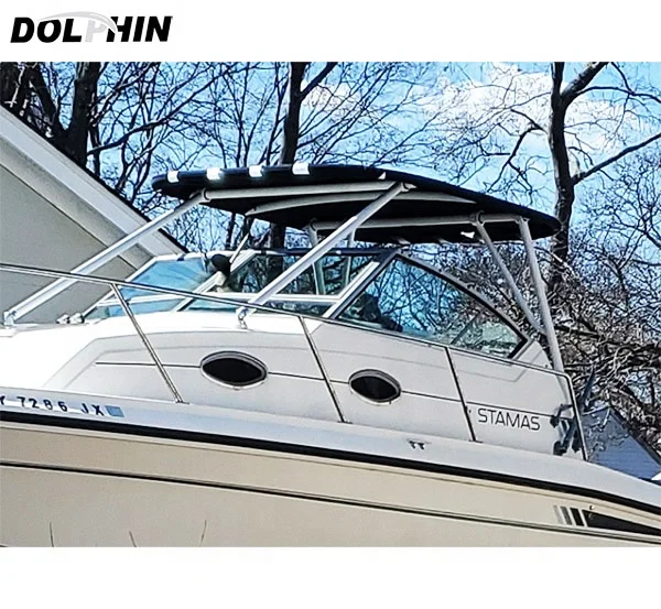 Dolphin t Top Walk Around Boat t Top | Potoon Bimini t Top | Wakeboard Tower 2024 Version