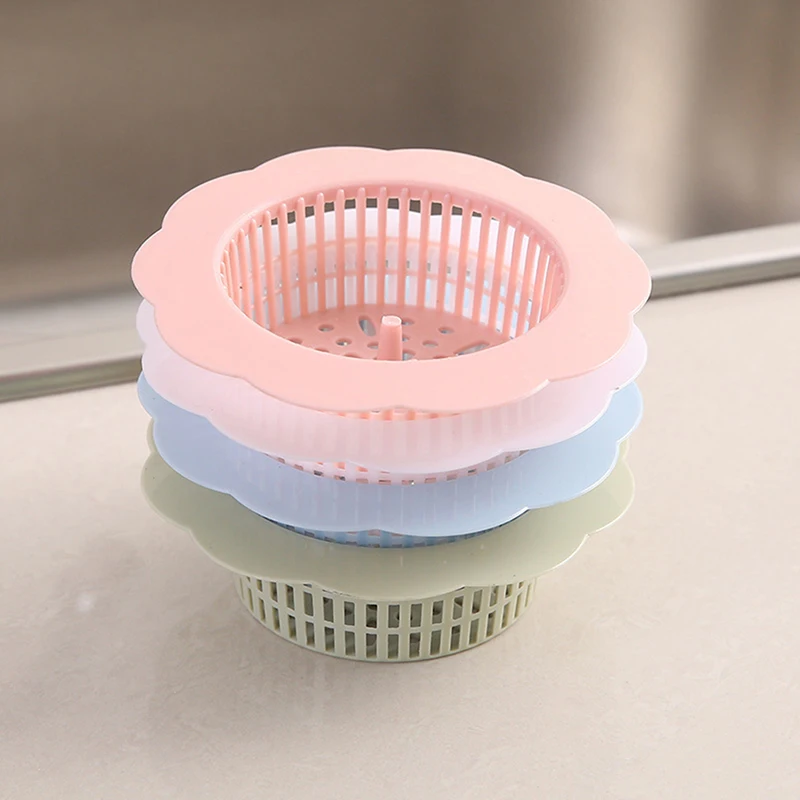 1pcs Sink Plug Durable Sink Drain Filter Bathtub Hair Catcher Stopper Shower Hole Filter Cover