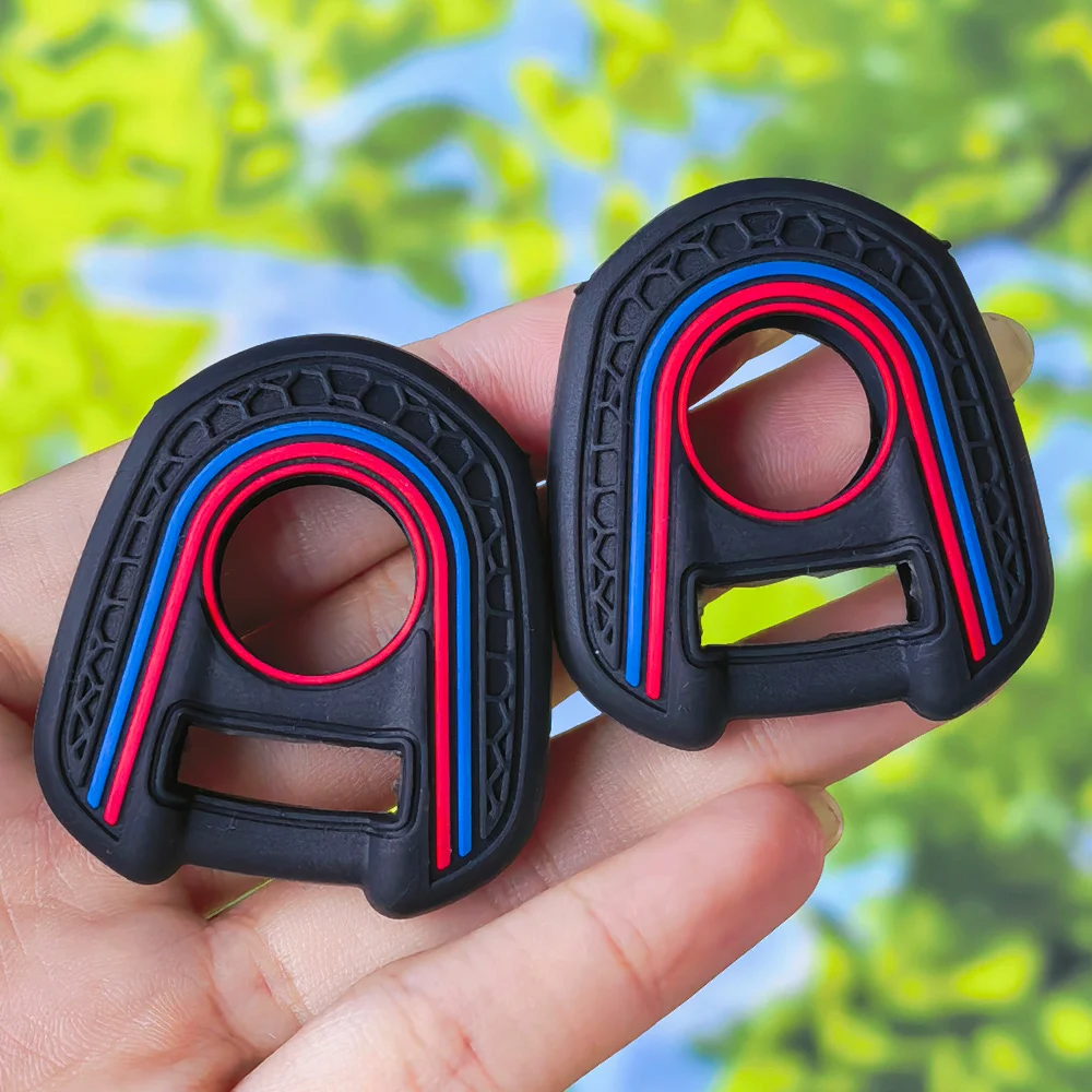 Soft Ergonomic Silicone Motorcycle Key Shell For Honda CB650R CB500X CB500F CB1100 CB1000R Honeycomb‑Texture Key Case