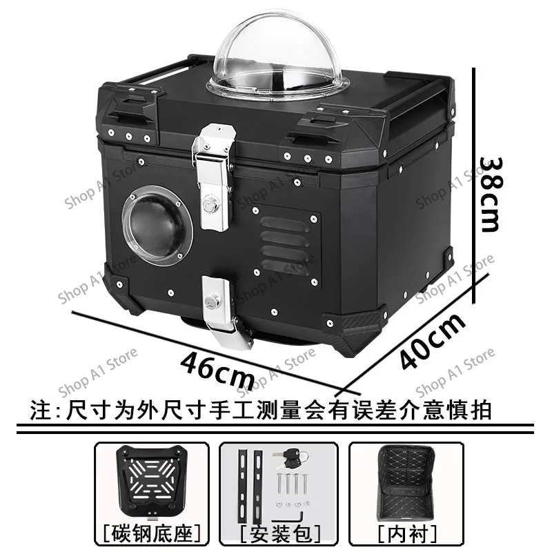 For Customized Motorcycle Pet Cat Dog Tail Box Bichon Teddy Dog Trunk Doo Shiba Dog Pomeranian Electric Vehicle Rear Box