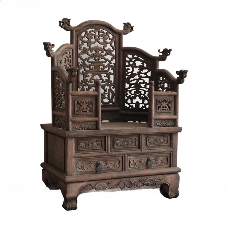 

Стол из массива дерева в китайском стиле, антикварные и старинные предметы, классические буддийские подношения эпох Мин и Цин, народные традиционные украшения.