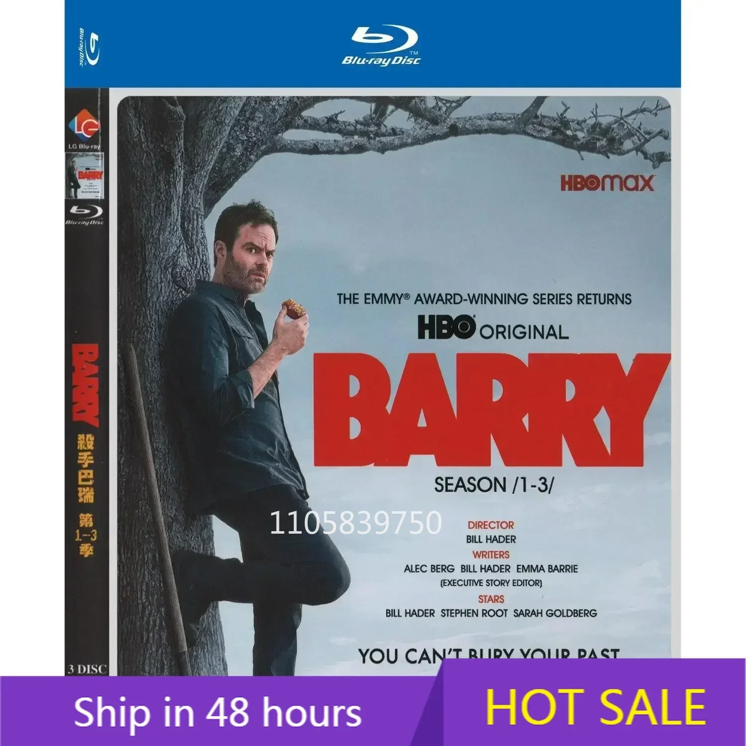 Barry Season 1-3 English/Chinese subtitles 3 Blu-ray discs BD