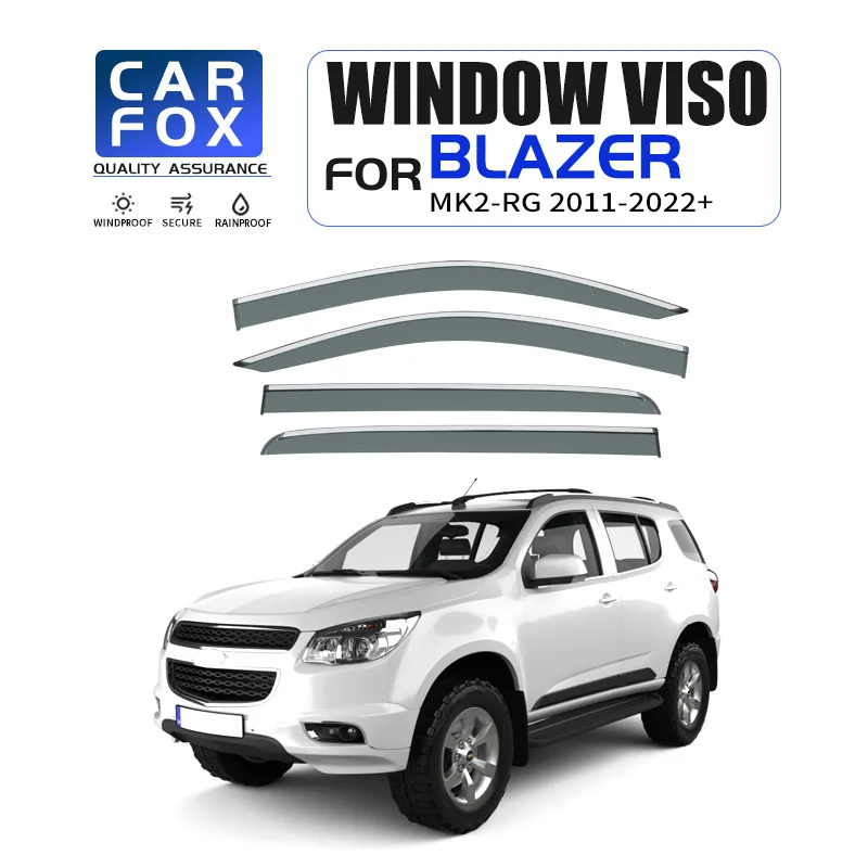 For TrailBlazer BLAZER Window visor Weather Shield Side Window Deflector Car windshield weather shield Car accessories