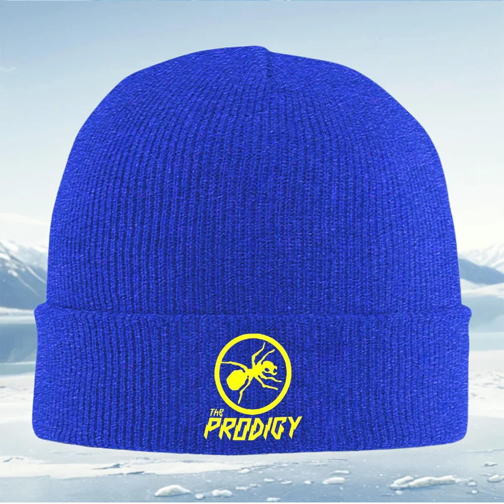 رمز النمل في دائرة، اسم الفرقة. الرجال النساء للجنسين محبوك قبعة قبعة صوفية قبعة الشتاء الحرارية الدافئة عيد الميلاد ركوب الدراجات في الهواء الطلق H #6