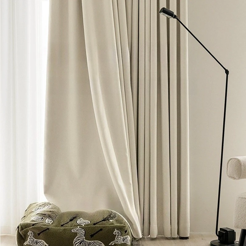 Chenille Curtains for Bedroom and Living Room Sun Protection and Blackout Custom Size Luxury Fashion Elegant Blackout Door