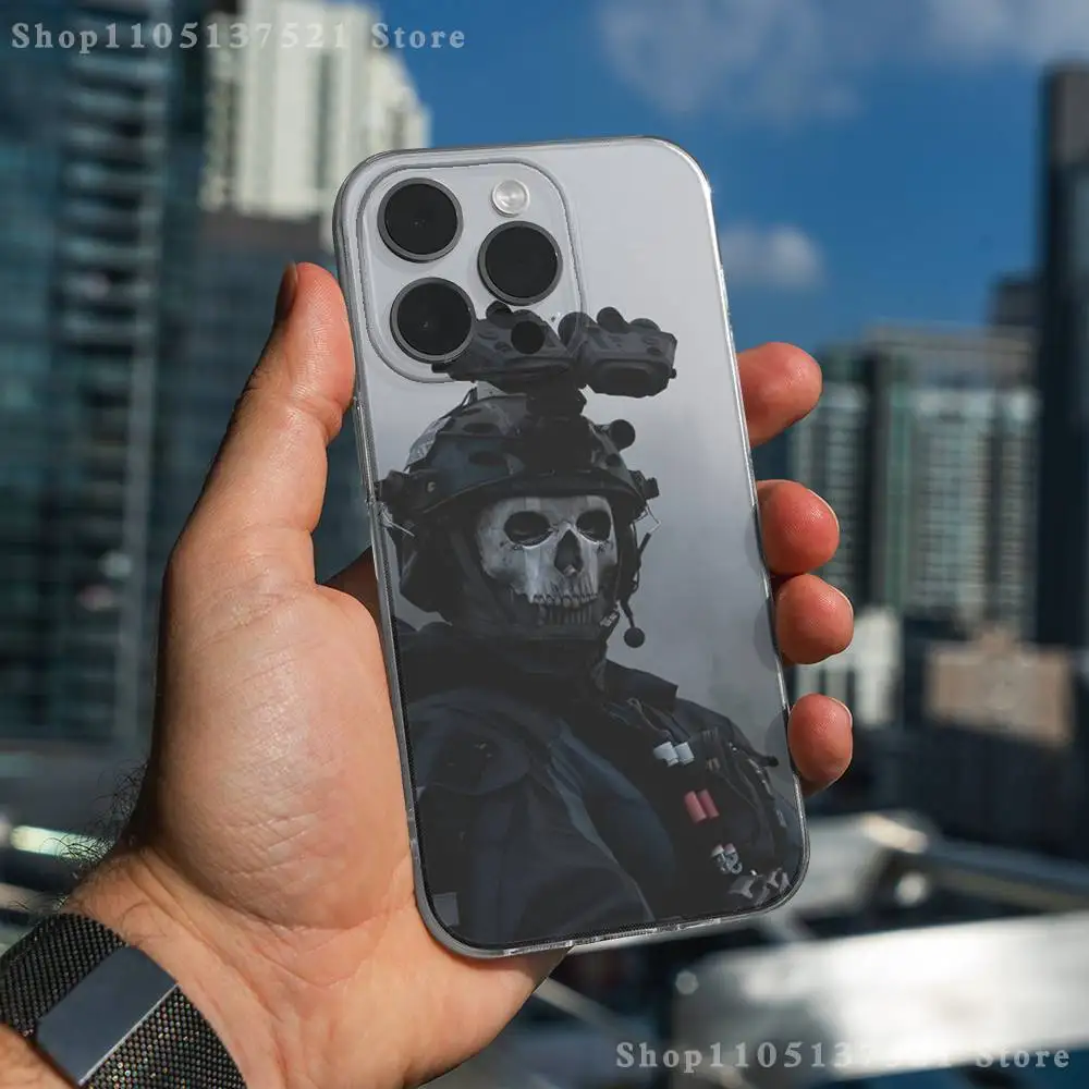 Casing Ponsel Pasukan Khusus Angkatan Darat Untuk iPhone 17,16,15,14,13,12,11 Pro,Max,Plus,X,XS,XR,SE4,E Mini Transparan Lembut