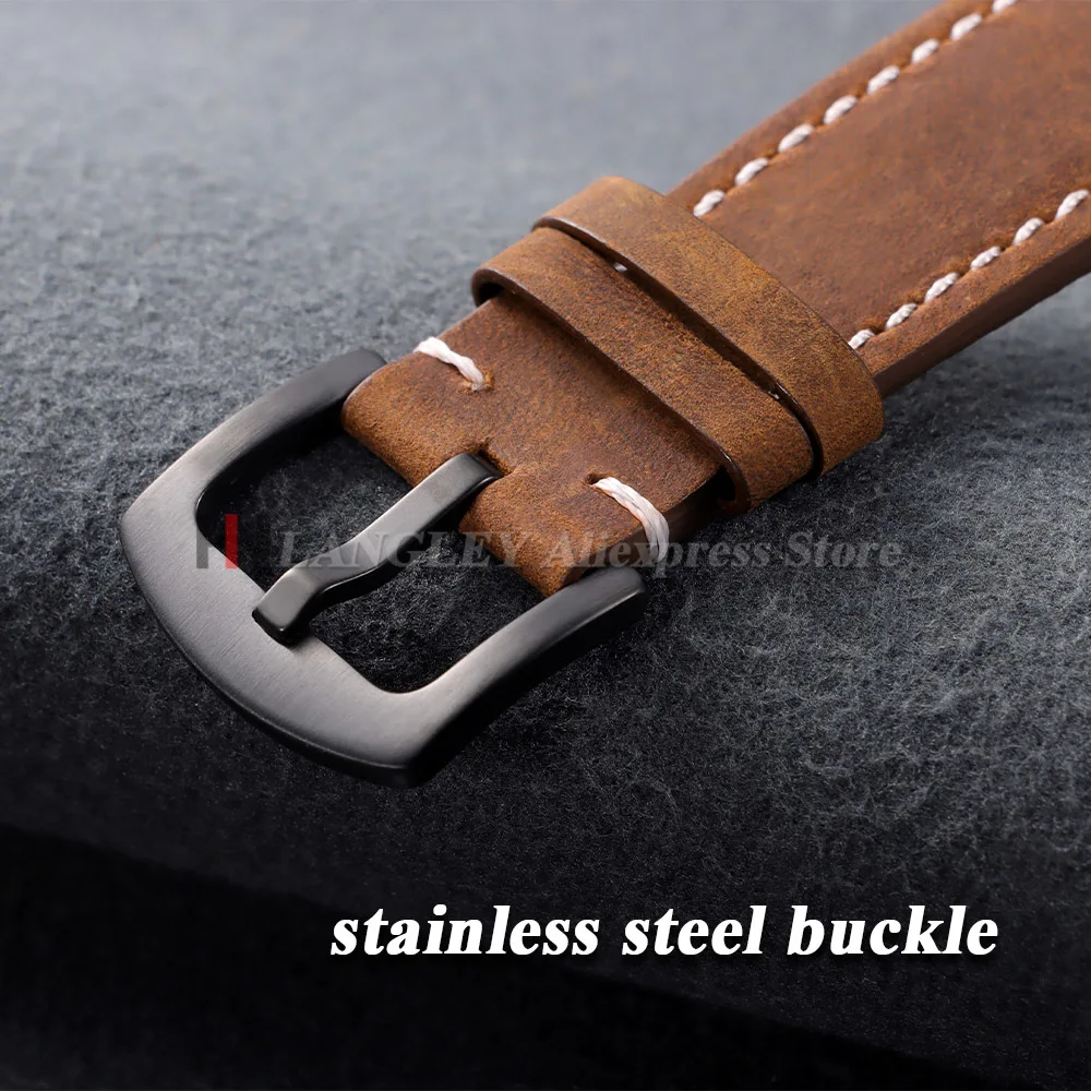 Cowhide Genuine Leather Watch Band 18mm for CASIO for F91W W-800H SGW400 F84 F105/108 A158/168 AE1200/1300 Men's Wrist Bracelets image 5