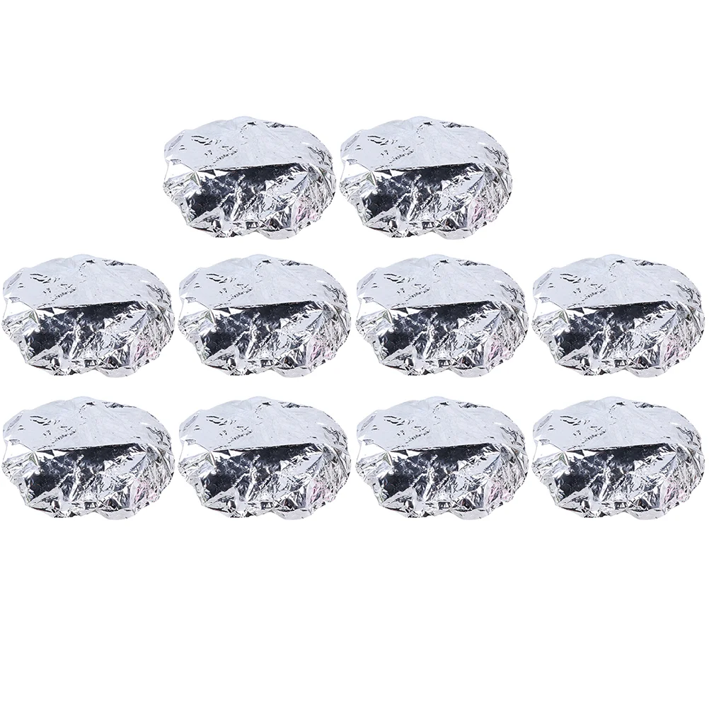 10 Pcs Aluminum Foil Hair Cap Styling Heat Heated Heating Water Proof Hairdressing