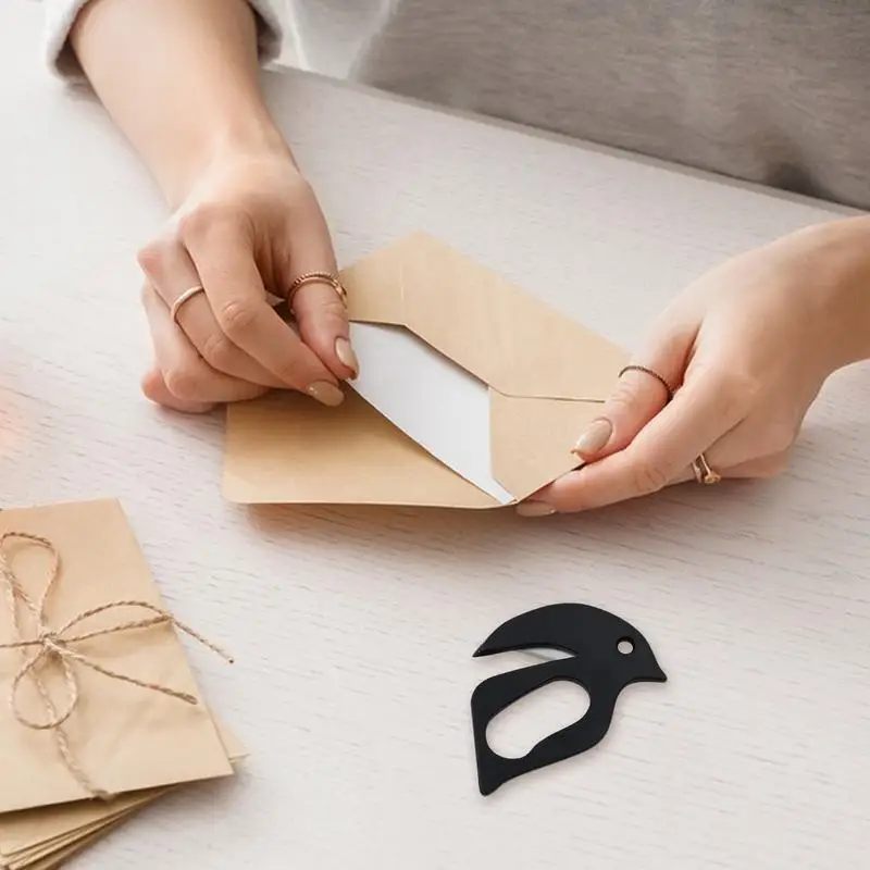 Envelope Opener Animal Shaped Wrapping Paper Cutter Small Mail Opener Portable Utility Cutter for Women Men Opening Packages