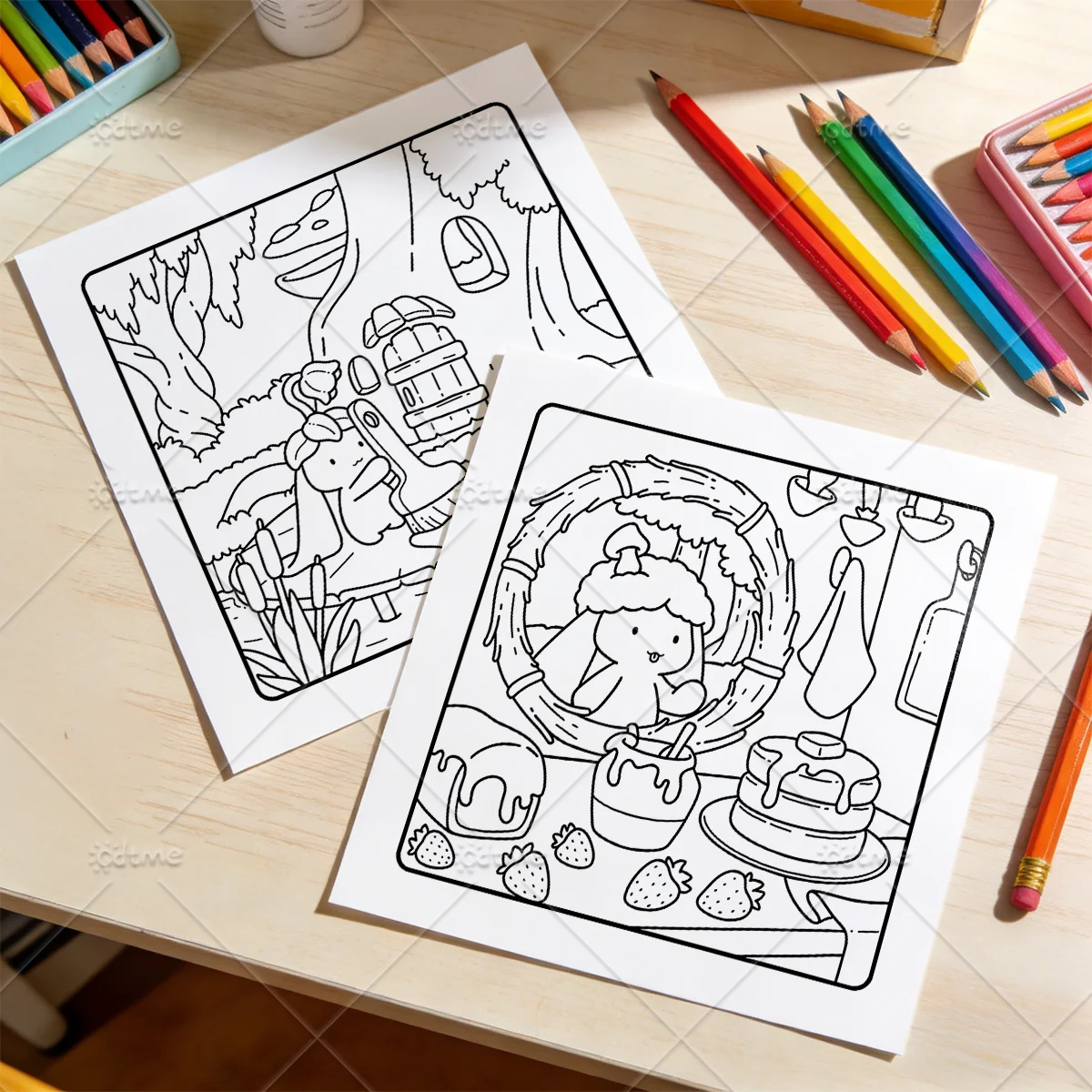 SOFTWOOD HOLLOW Bold-easy Patterns Coloring Book for Adults Cute Drawing Book Perfect Gift for Party and Birthday ﻿ image 5