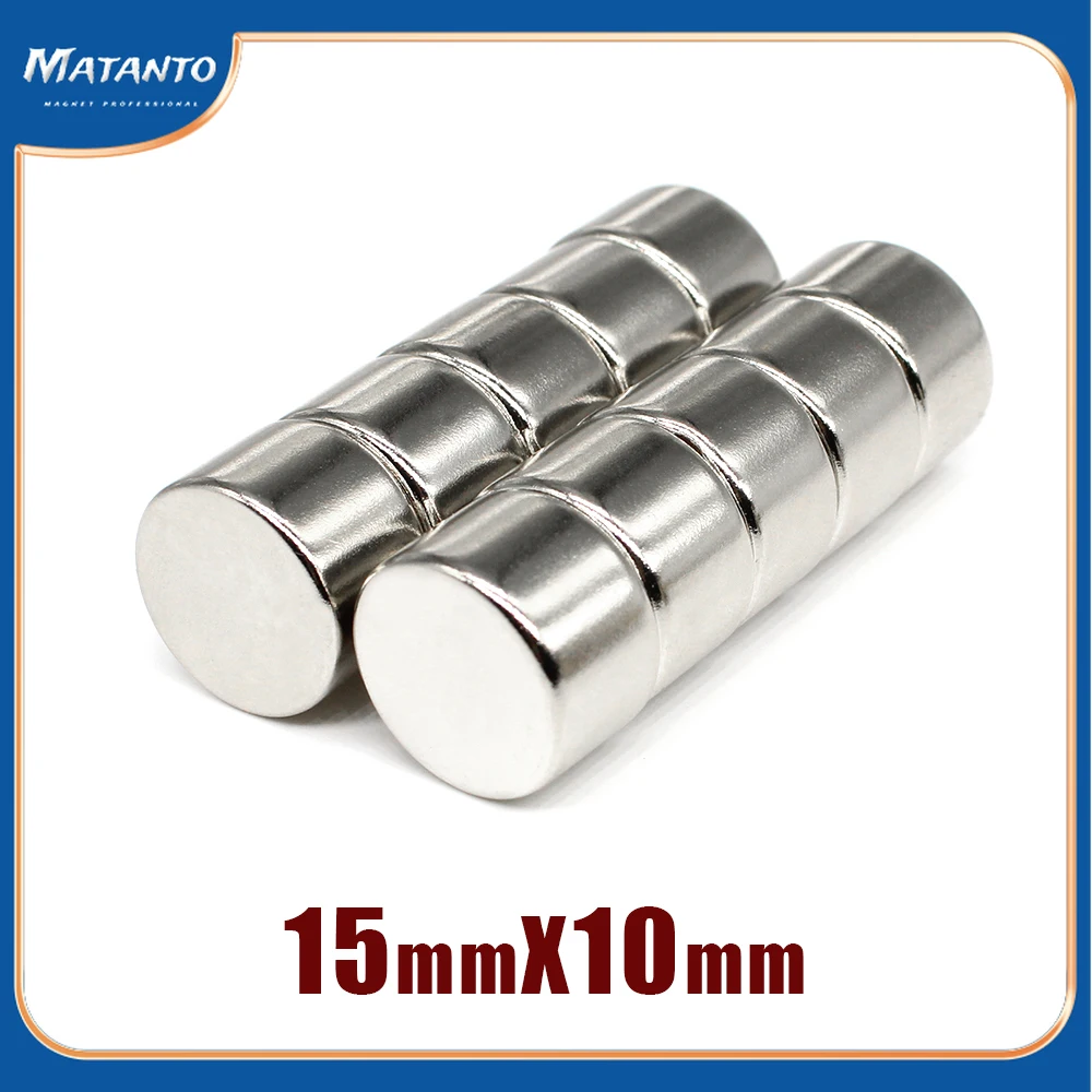 

2/5/10/15/20/30PCS 15x10 Disc Neodymium Strong Magnets 15mm*10mm Round Permanent Magnet 15x10mm Powerful Magnetic Magnet 15*10