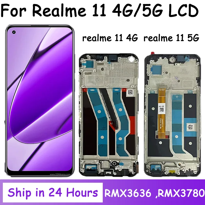 tela-amoled-para-oppo-realme-11-5g-rmx3780-display-lcd-com-touch-screen-e-digitalizador-para-realme-11-4g-rmx3636-com-aro