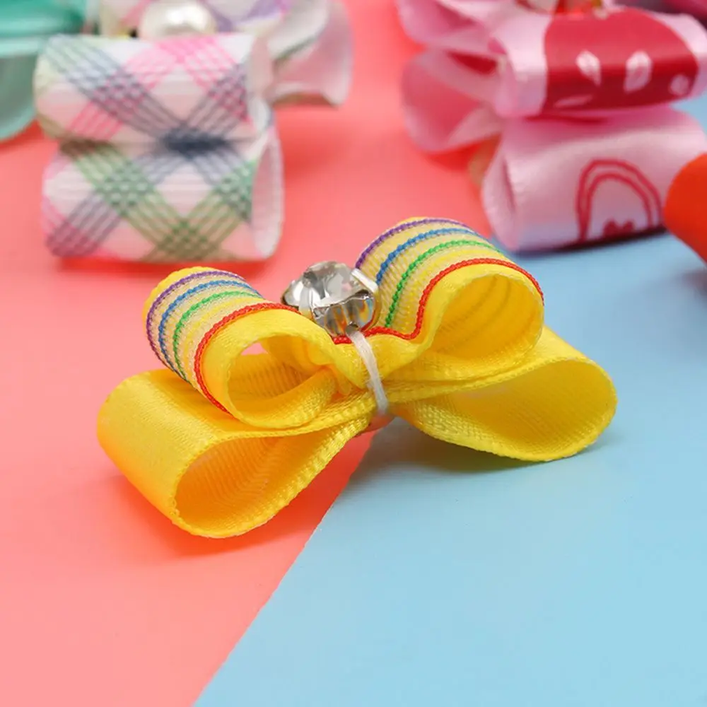 ヘアリボン 10 ピース/パックヘアクリップ手作りラインストーングルーミングアクセサリー子犬小型犬製品