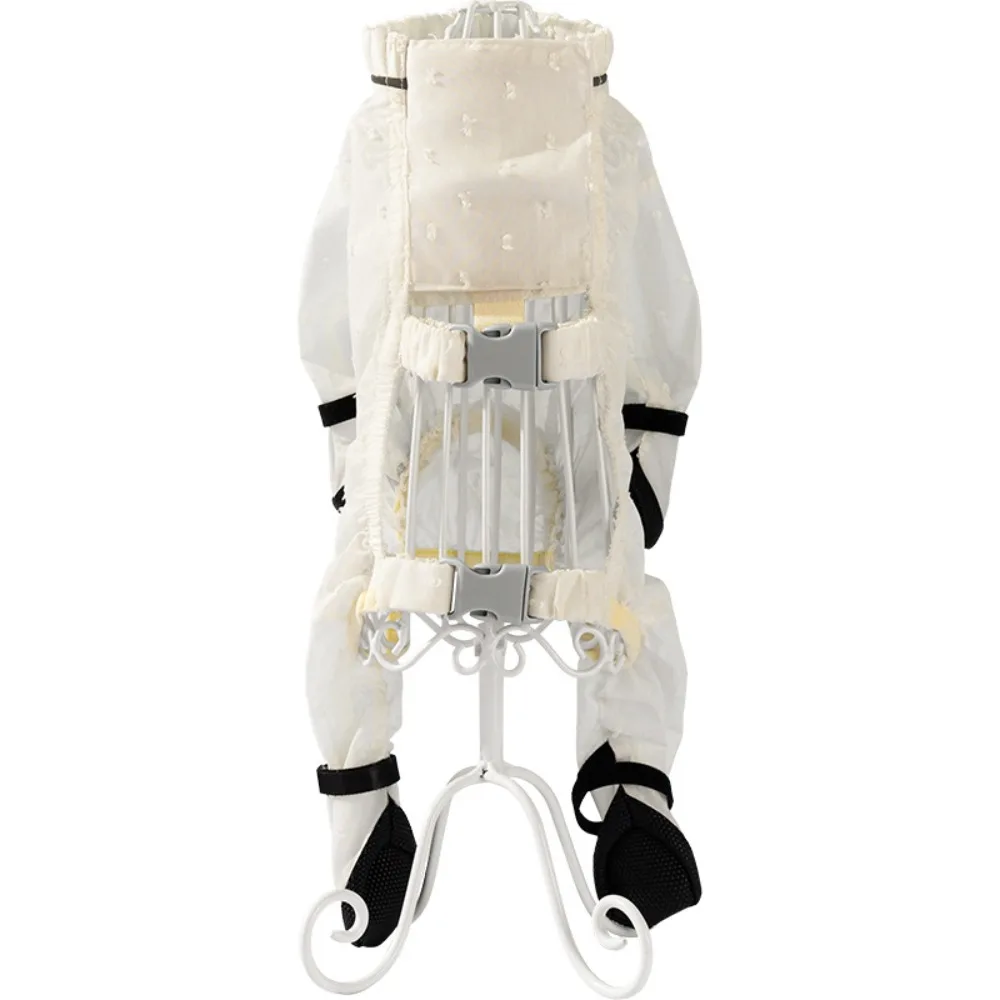 

Thin Breathable Dog Jumpsuit Reflective Strip Soft Dog Trousers Foot Cover Easy To Clean Stain Resistant Full Coverage Dog Boots