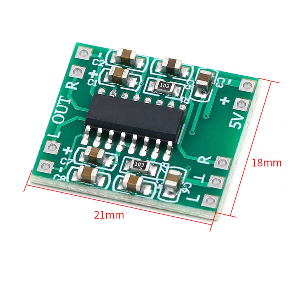 6PCS 2.5 to 5V USB power supply PAM8403 Super mini digital amplifier board 2 * 3W Class D digital amplifier board efficient