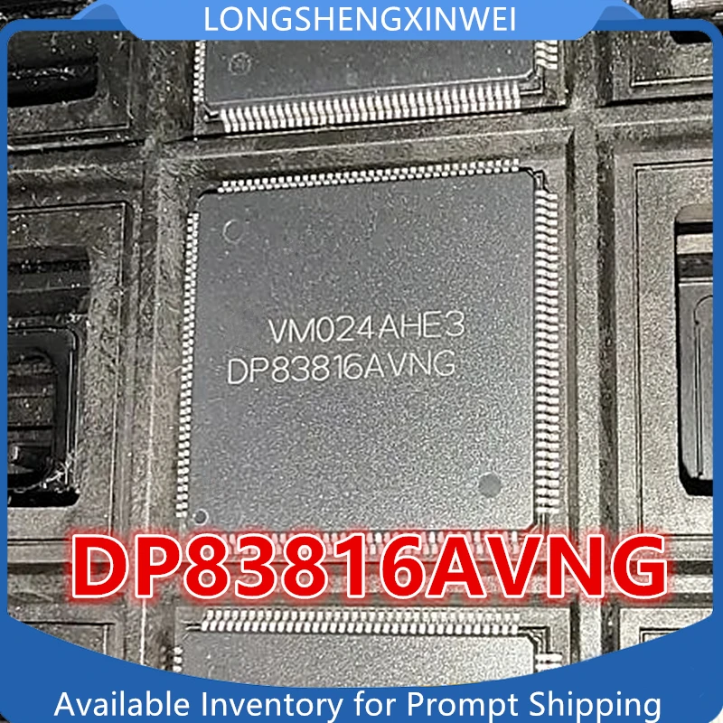 1PCS DP83816AVNG LQFP-144 (20x20) NEW Communication Interface Chip Ethernet Controller