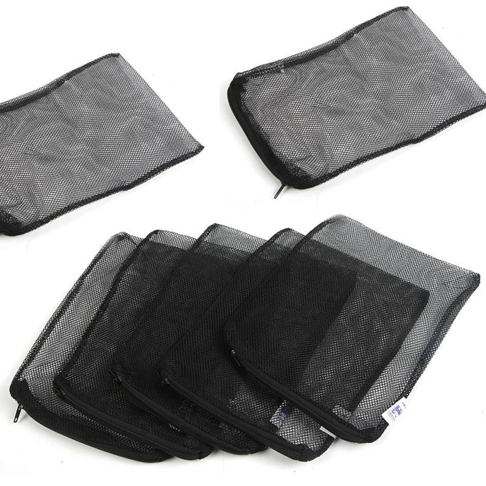 

12Pcs Nylon Mesh Filter Media Bag 20x30cm Drawstring Closure Prevents Media Spread Aquarium Garden Pond Filter Bag