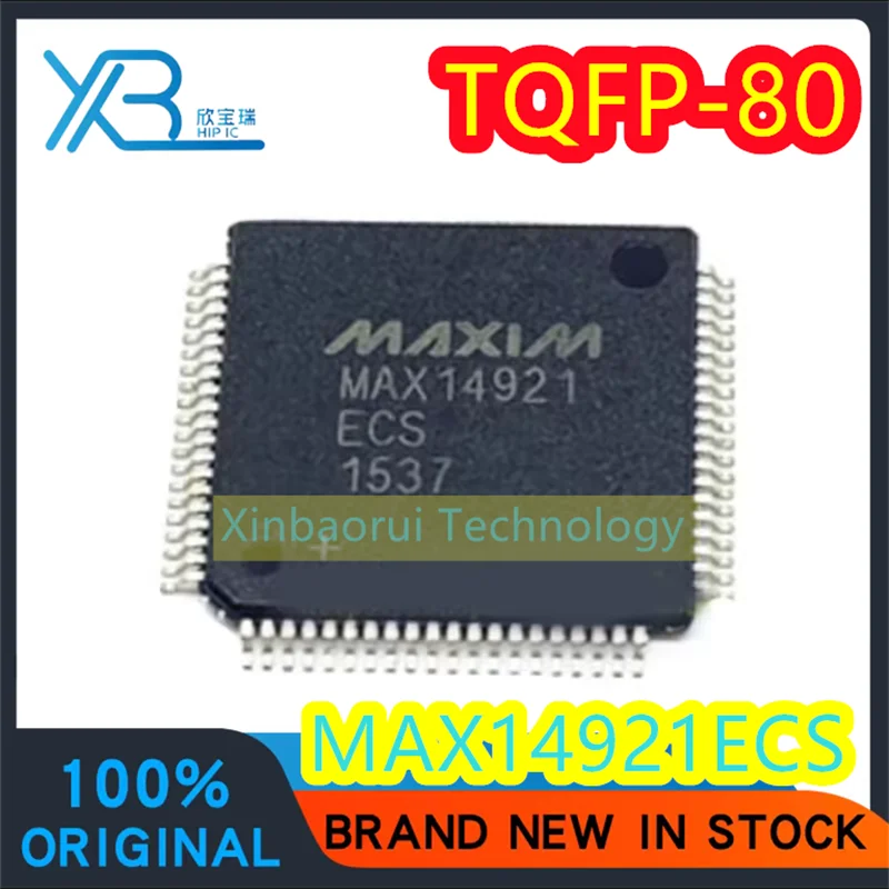 

(2/20pieces) MAX14921ECS MAX14921 QFP80 Power Management Battery Monitor Chip IC New Original Electronics Spot