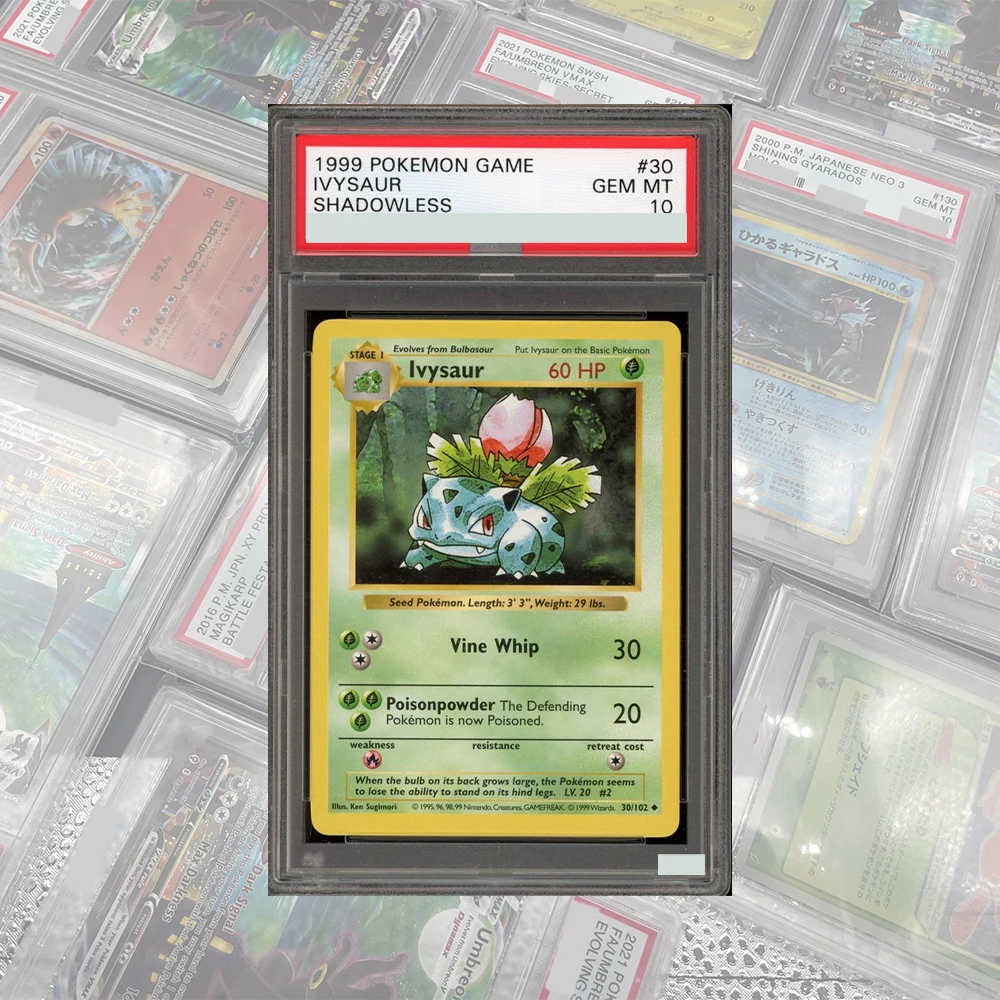 1999 게임 # 4 카리자드-홀로 알라카잠 DIY 프로시 PTCG 등급별 수집 카드 영어 GEM MT 10 카드 홀로그램 라벨 어린이 선물