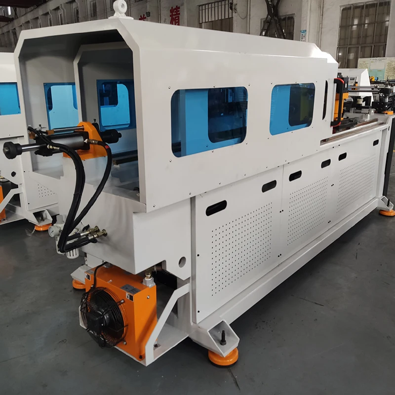 Piegatrice per tubi e tubi a 4 assi con funzione di piegatura a pressione macchina piegatubi cnc per sedia in acciaio alluminio automobilistico in vendita