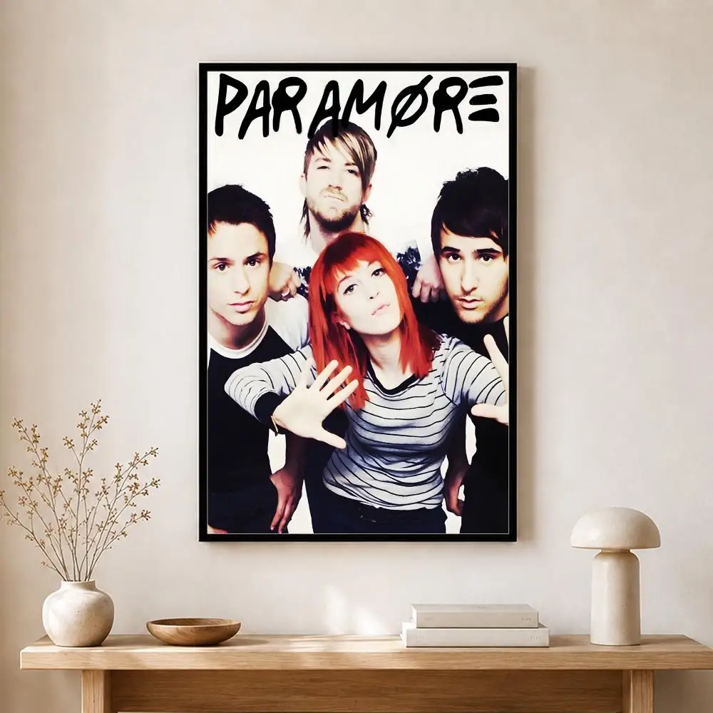 Band Paramore Poster, selbstklebender, wasserfester Kunstdruck, Aufkleber für Café, Bar, Zimmer, Wanddekoration – Detail 11