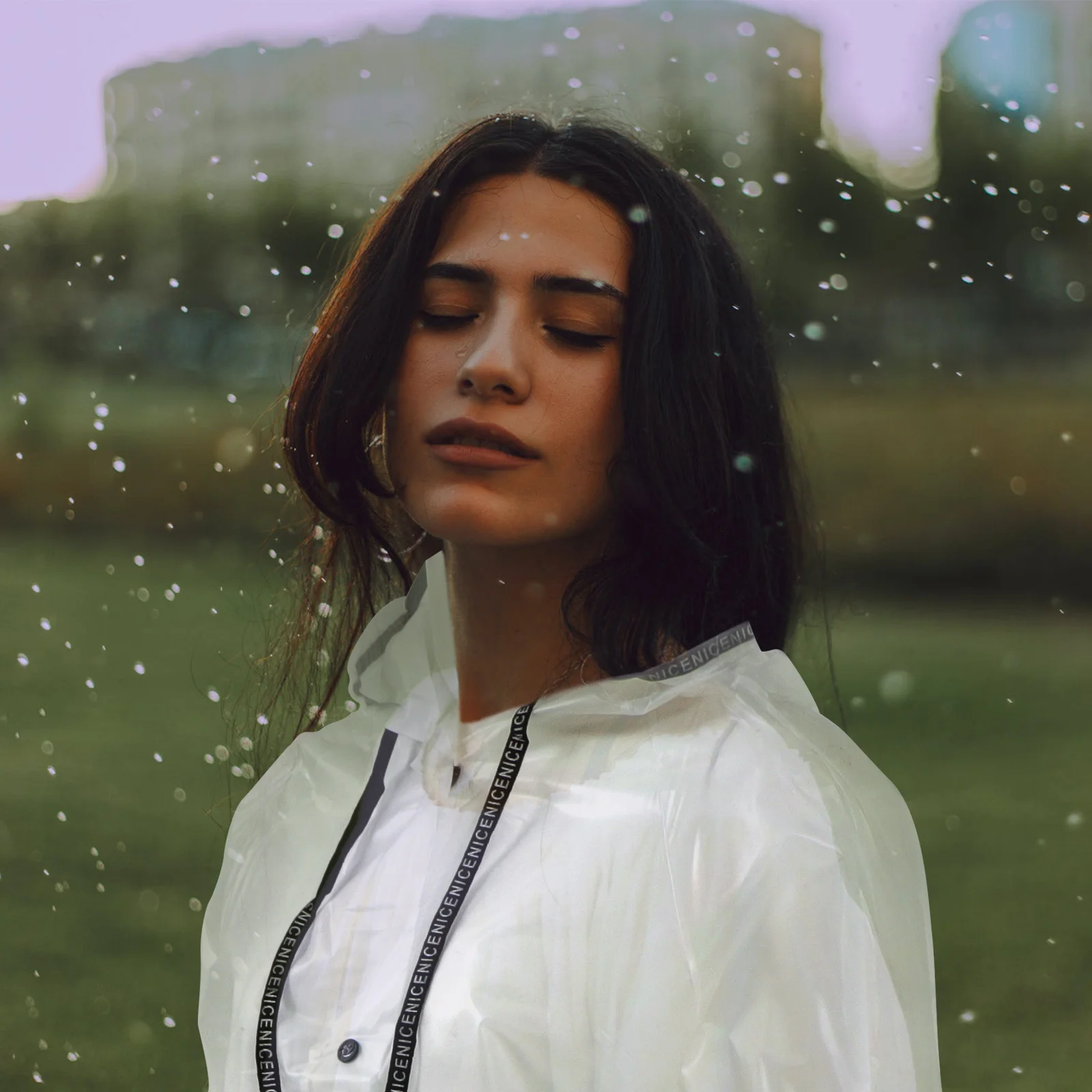 

Long Eva Raincoat Waterproof Tear-Resistant Lightweight Unisex Hiking Poncho Emergency Outdoor Rain Gear Adult