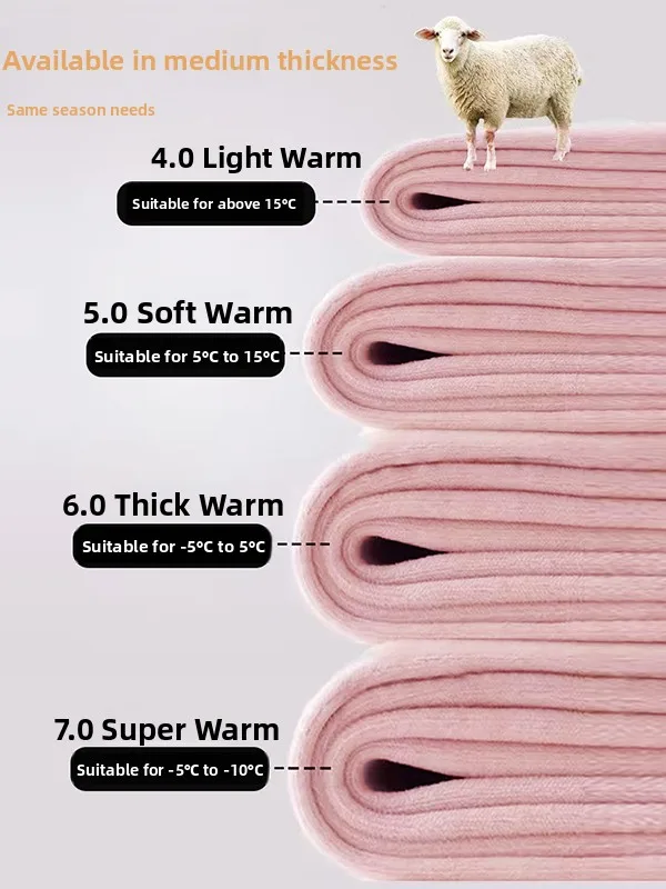 ارتفاع الخصر اليوغا السراويل الكورية Sle متوهج ضوء دافئ الركبة عالية لينة تنفس طويلة يغطي الرجل حجم كبير السراويل الشتوية النسائية