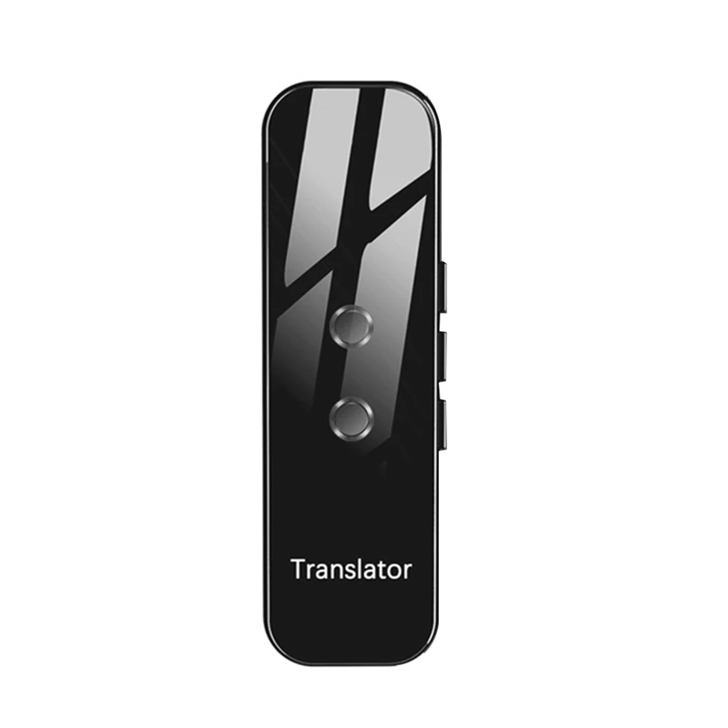 

Translator HiFi Battery Powered Bluetooth-compatible Shopping Business Travelling Abroad Smart Interpreter Black