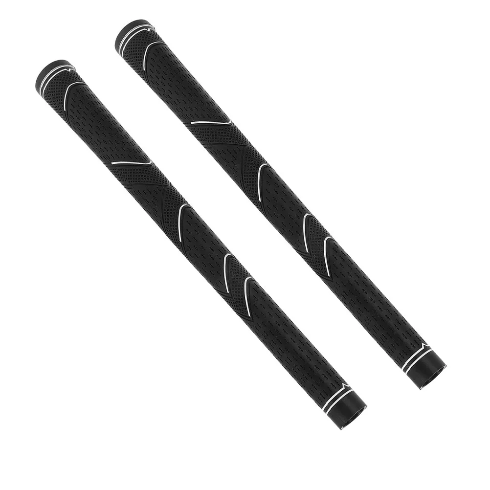 

2 шт. резиновых нескользящих рукояток для гольф-клюшек для начинающих, высокоэластичные, для тренировок в помещении и на улице