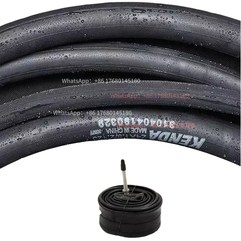 24×1 /25×1 /26×1 Butyl Rubber Inner Tube, Replacement Spare Tube for Wheelchair & Bicycle view 5