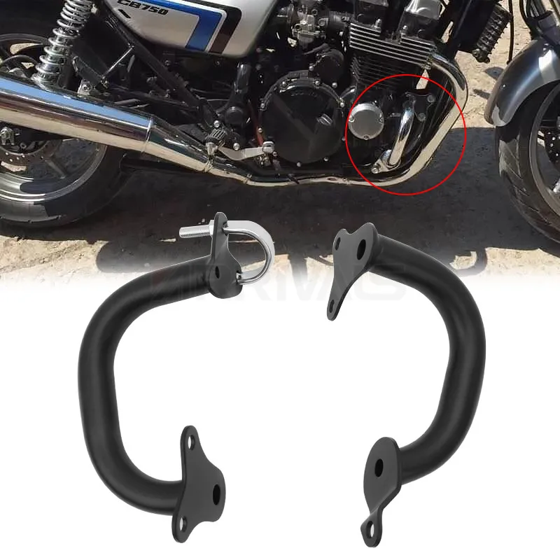 

New Motorcycle Black Front Engine Guard Highway Crash Bar For Honda CB750 F2 Seven Fifty RC42 1992-2008 CB 750 NightHawk