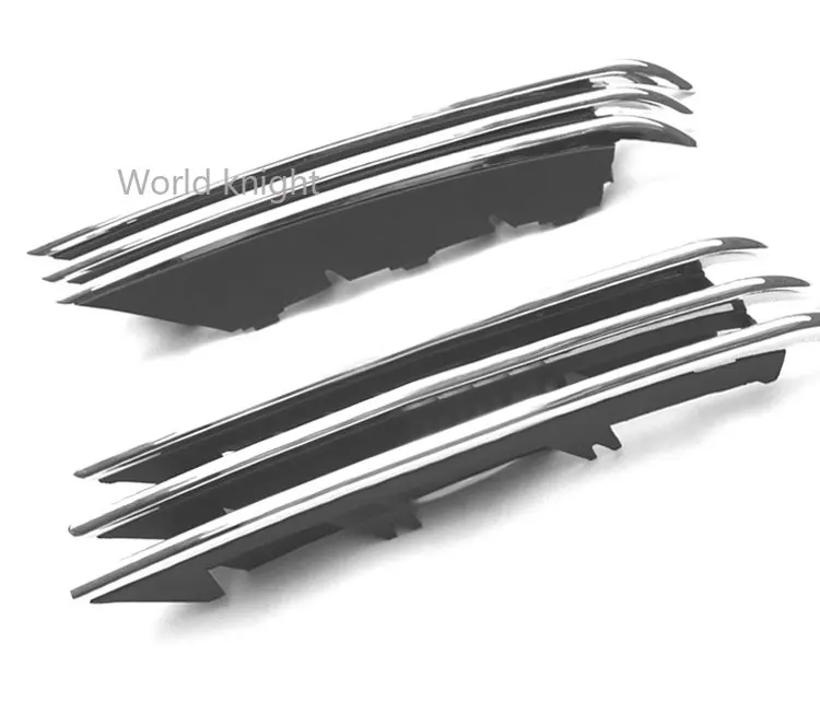 Car Styling Car Front Bumper Lower Grille Cover Racing Grills Sticker For VW Volkswagen 2011 -2014 Touareg