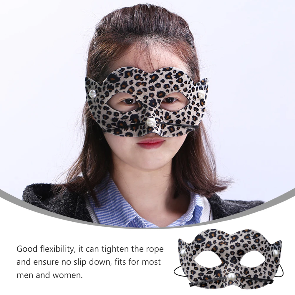 

4pcs PVC Leopard Animal Halloween Supplies Fancy Party Halloween Supplies Accessories Dress Accessories Carnival Toy