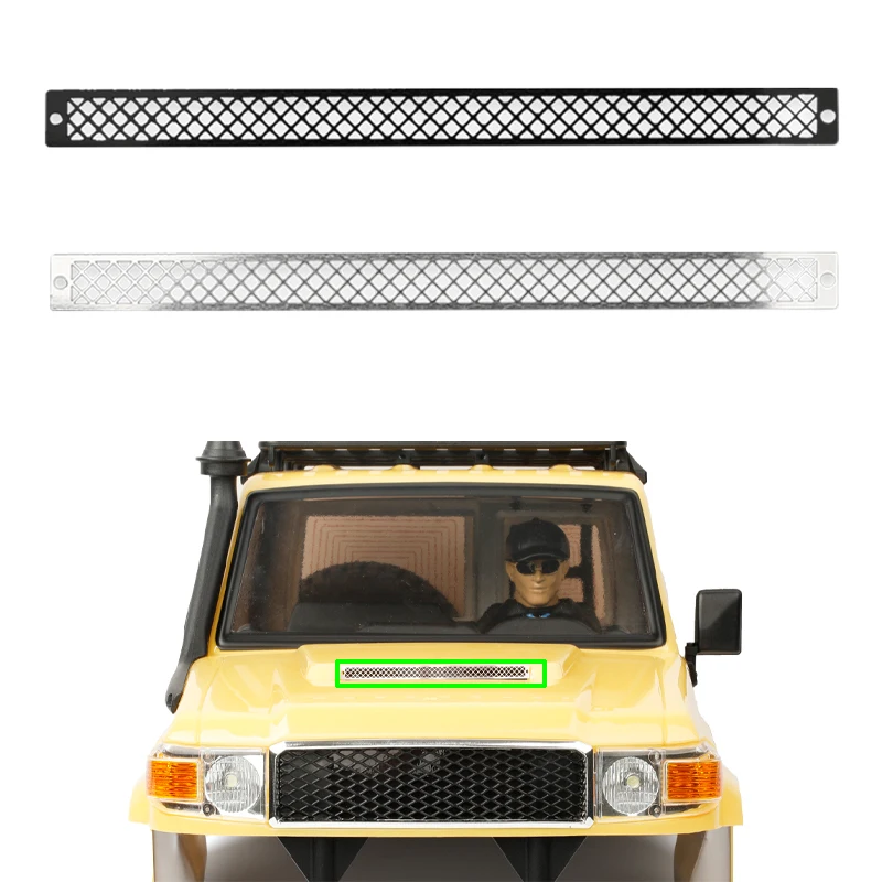

Air Intake Grille Metal Decorative Sheet for 1/10 RGT EX86020 Invader LC71 Accessories
