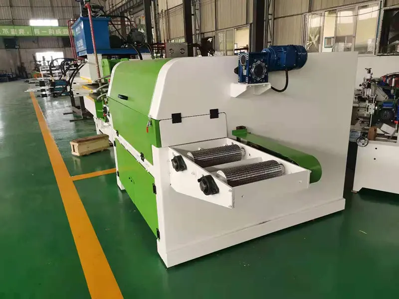 400mm Heavy Duty Industrial Woodworking Timber Wood Board Circular Cutting Multiblade Multiple Multi Blade Rip Saw Machine