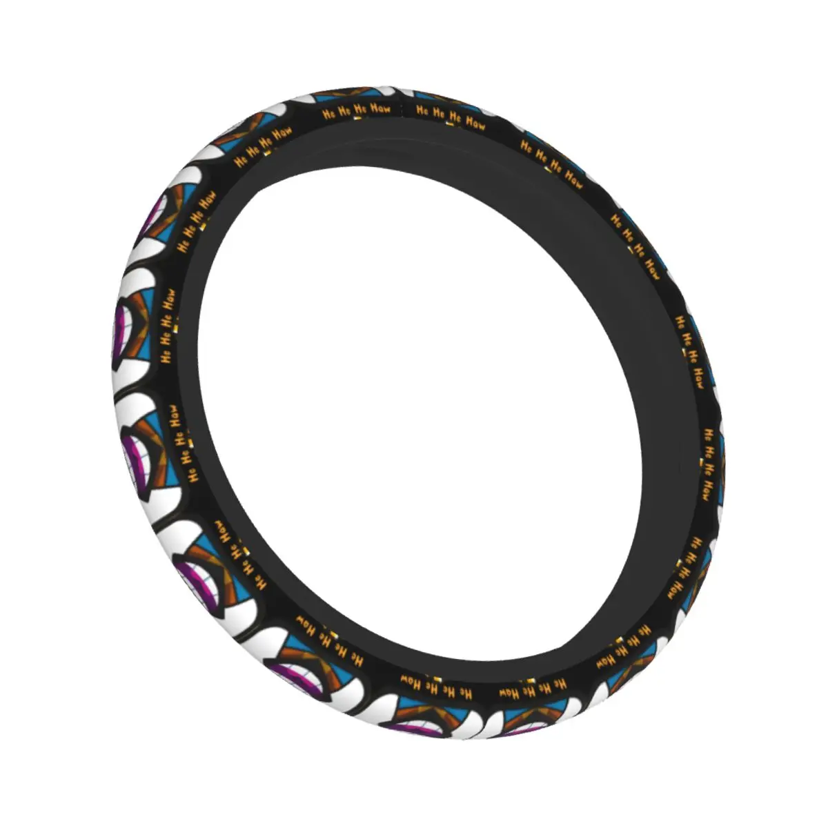 Clashed Royales غطاء عجلة القيادة سيارة يضحك الملك غطاء حماية مريح لطيف لوازم السيارات لمدة 14.5-15 بوصة