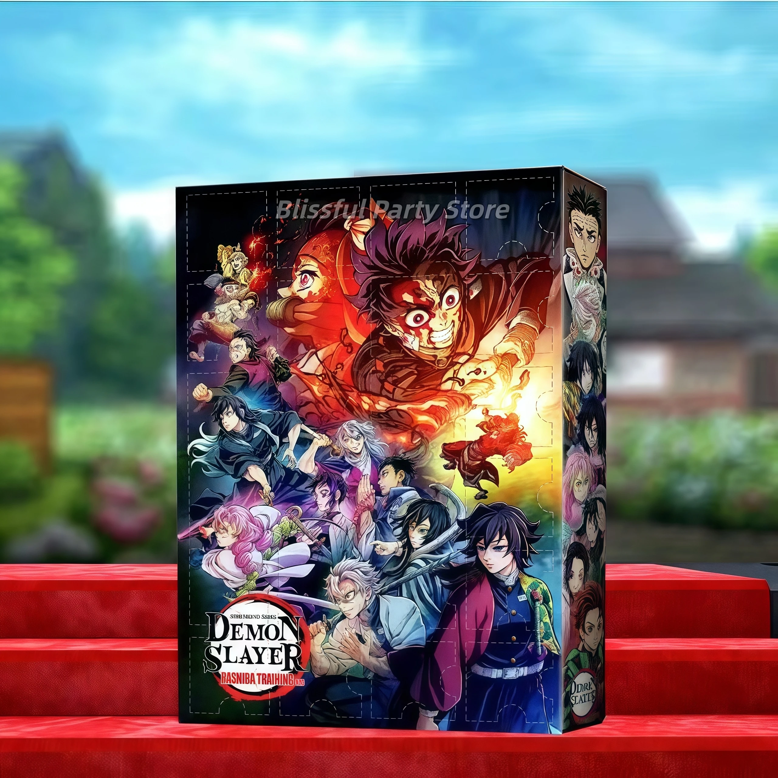 2026 Demon Slayers Adventskalender Weihnachten Countdown-Kalender 2 DAnime Figur 24 Tage Überraschungsbox Peripherie Kinderspielzeug Geschenk