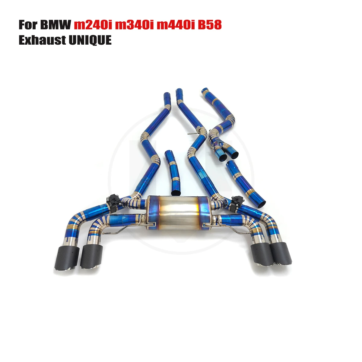 

UNIQUE For BMW m240i m340i m440i B58 performance valve titanium exhaust system TC4 titanium alloy exhaust muffler