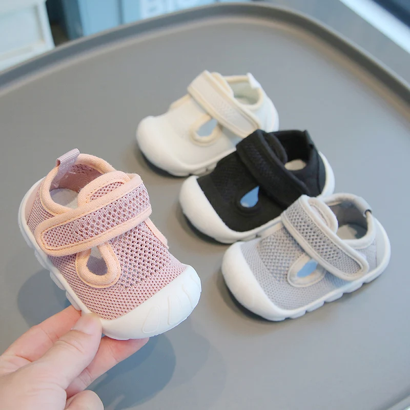 Toddler Boys Girls Mesh Breathable Summer Sandals Non-Skid Baby Shoes 0-3Y Unisex Kids lightweight First Shoes Pre walkers