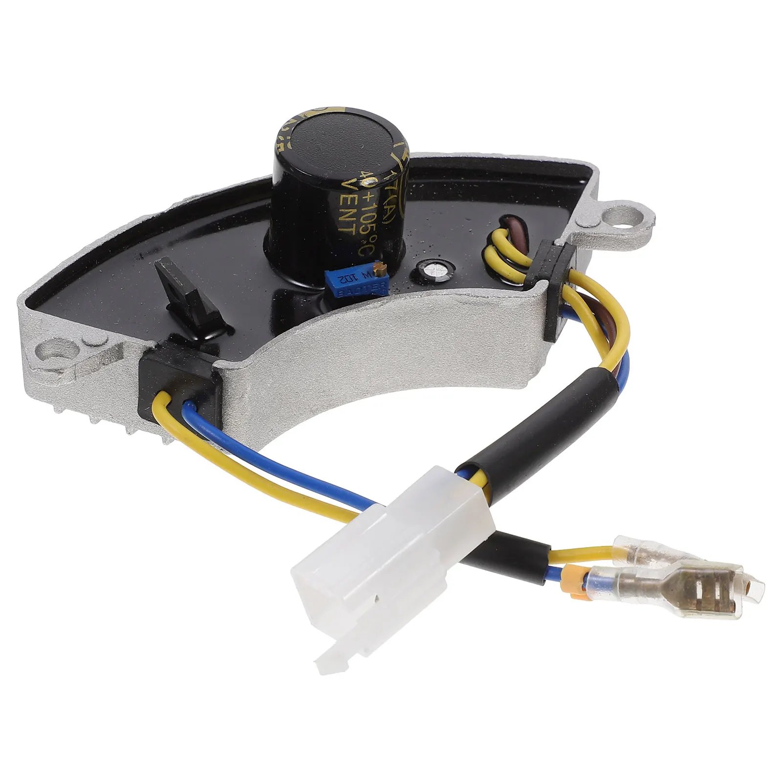 

Aluminum Shell AVR Voltage Regulator for 2KW Generator Stable Power Output Semi Circular Heat Dissipation Excellent Durability