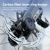 CYCLAMI Bicycle 160/180mm Disc Brake Rotor Floating Carbon Fiber Thickening Anodized Quick Cooling Ultra-light Disc