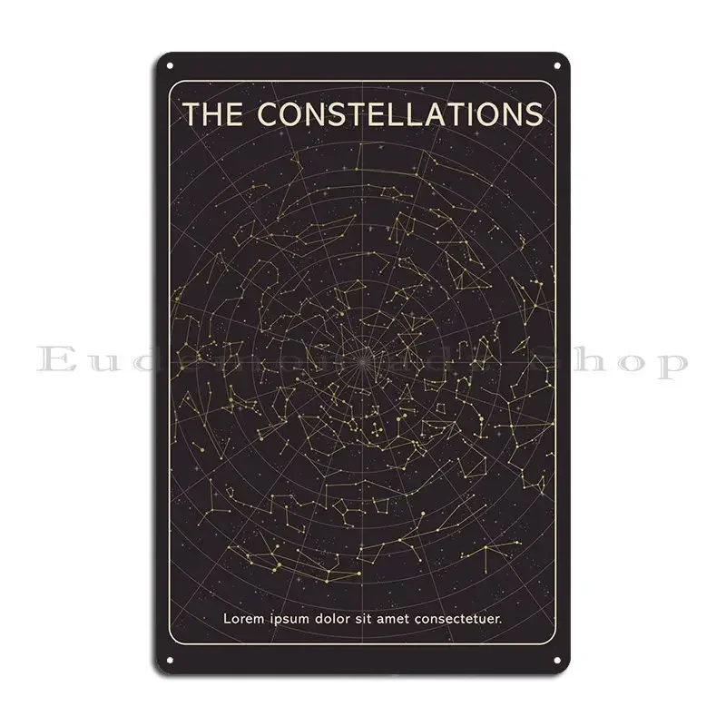 The Constellations Metal Plaque Poster Kitchen Garage Designing Printing Vintage Tin Sign Poster