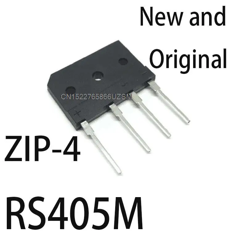 5PCS New and Original ZIP-4 RS405 4A 500V ZIP RS405M